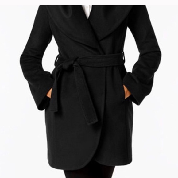Tahari Wrap Coat - Picture 2 of 6